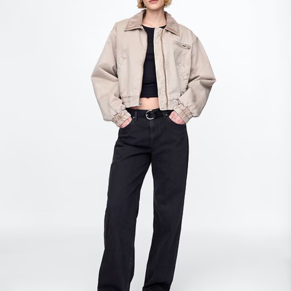 GAP Women's Mid Rise '90s Loose Jeans in 30S - Black Wash